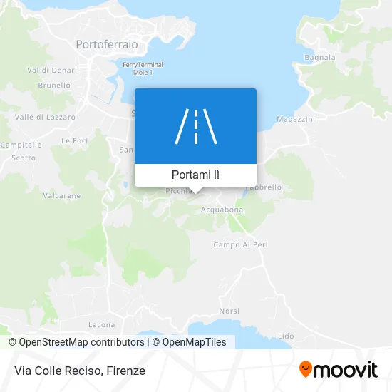 Mappa Via Colle Reciso