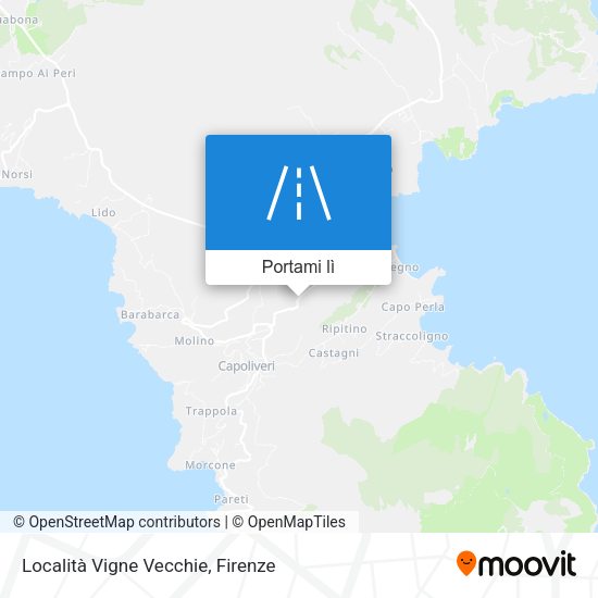 Mappa Località Vigne Vecchie