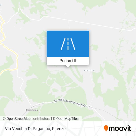 Mappa Via Vecchia Di Paganico