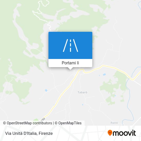 Mappa Via Unità D'Italia