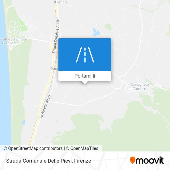 Mappa Strada Comunale Delle Pievi
