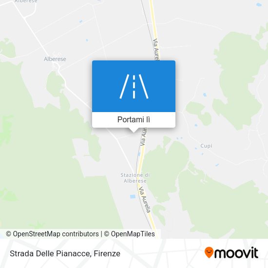 Mappa Strada Delle Pianacce