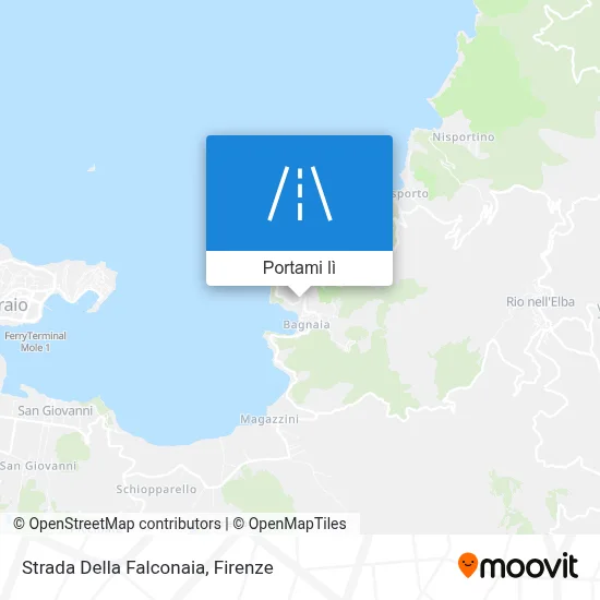 Mappa Strada Della Falconaia