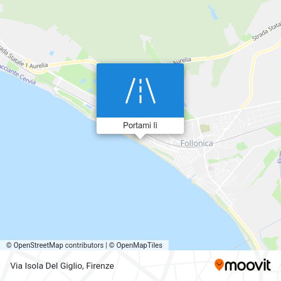 Mappa Via Isola Del Giglio