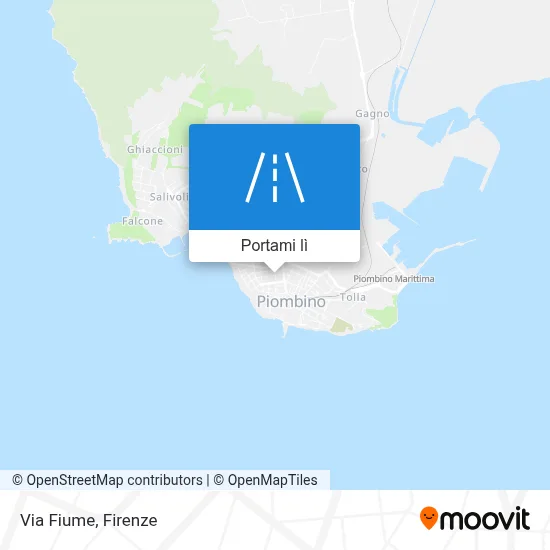 Mappa Via Fiume