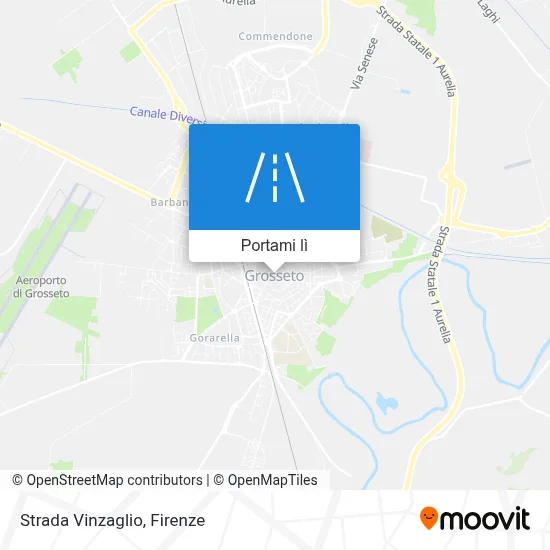 Mappa Strada Vinzaglio