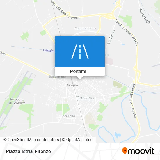 Mappa Piazza Istria
