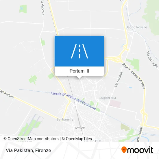 Mappa Via Pakistan
