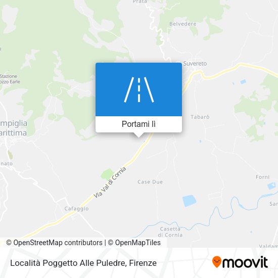 Mappa Località Poggetto Alle Puledre