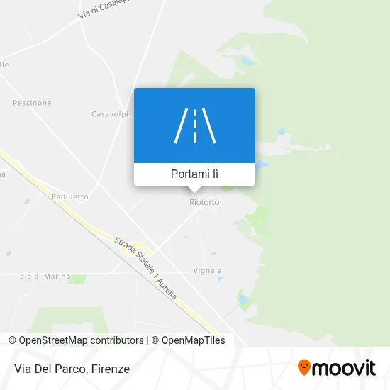 Mappa Via Del Parco