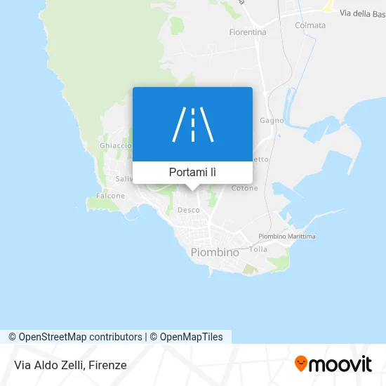 Mappa Via Aldo Zelli
