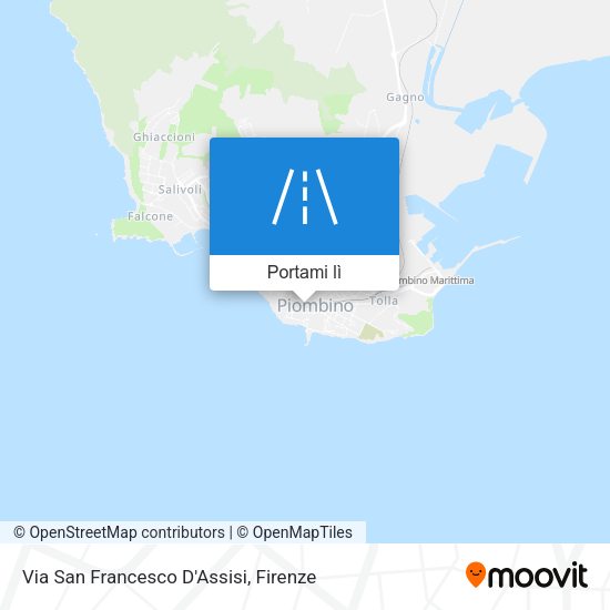 Mappa Via San Francesco D'Assisi