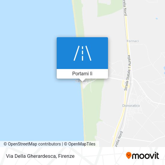Mappa Via Della Gherardesca