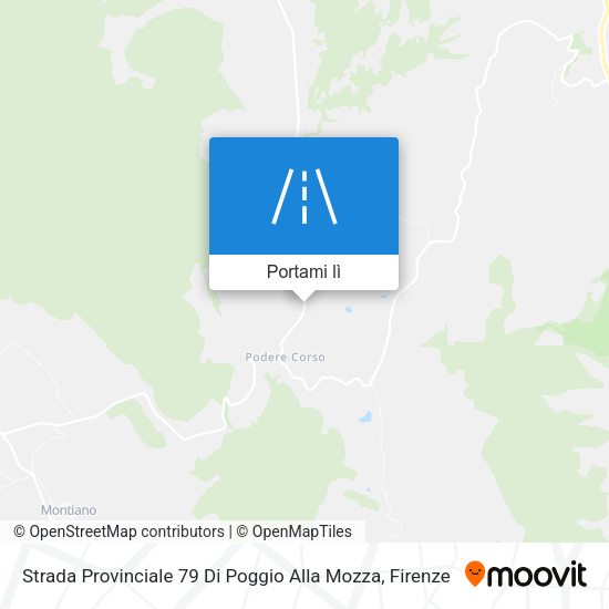 Mappa Strada Provinciale 79 Di Poggio Alla Mozza