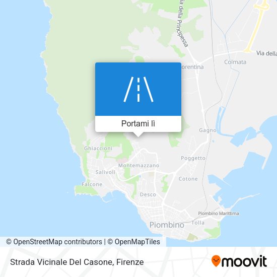 Mappa Strada Vicinale Del Casone