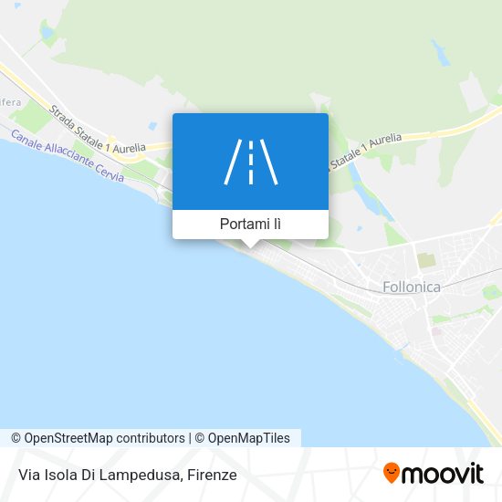 Mappa Via Isola Di Lampedusa