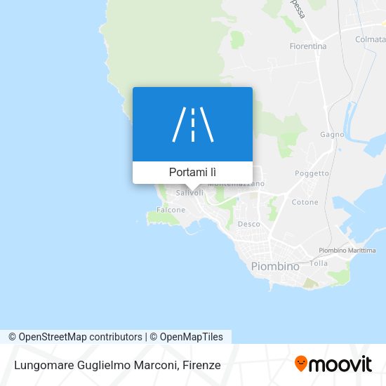 Mappa Lungomare Guglielmo Marconi