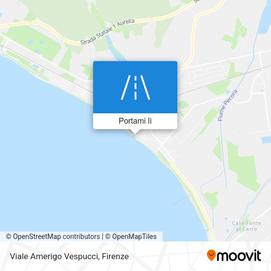 Mappa Viale Amerigo Vespucci
