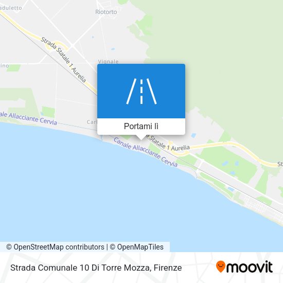 Mappa Strada Comunale 10 Di Torre Mozza