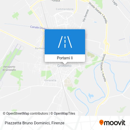 Mappa Piazzetta Bruno Dominici