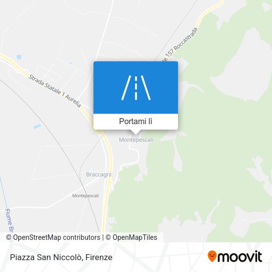 Mappa Piazza San Niccolò