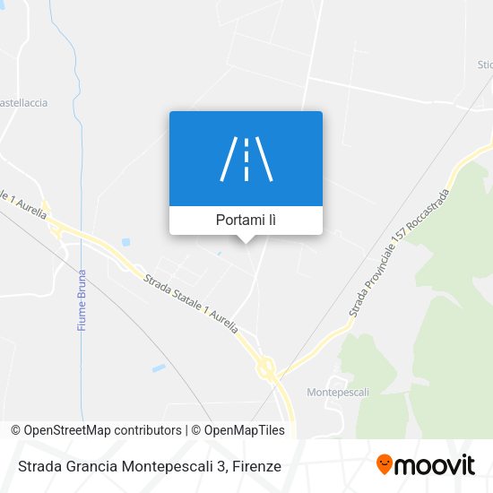 Mappa Strada Grancia Montepescali 3