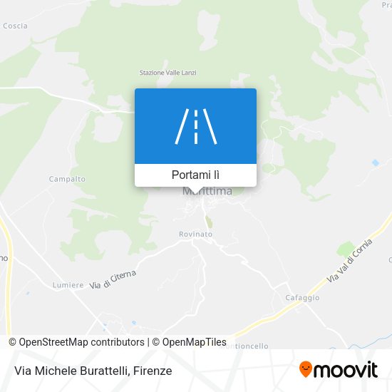 Mappa Via Michele Burattelli