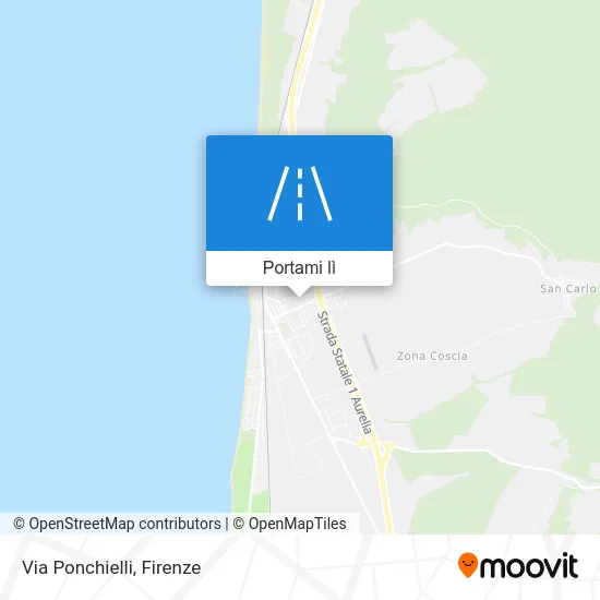 Mappa Via Ponchielli