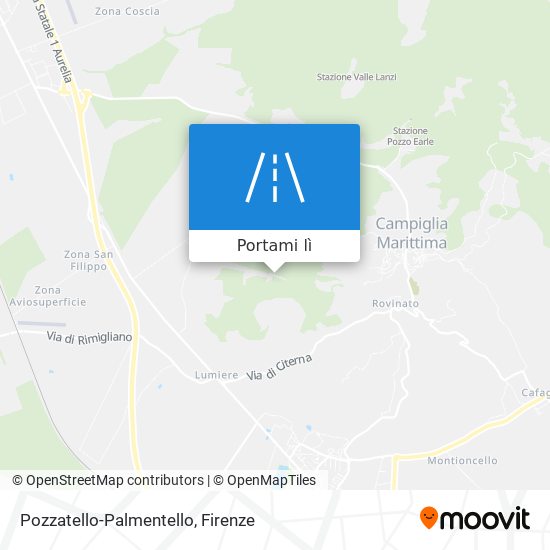 Mappa Pozzatello-Palmentello