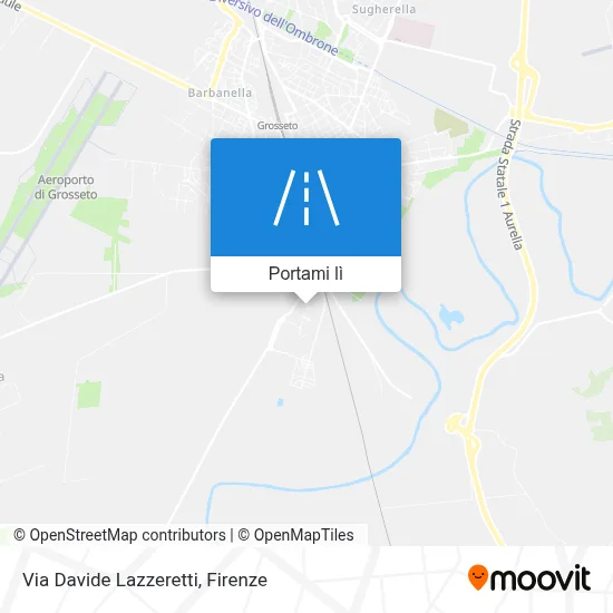 Mappa Via Davide Lazzeretti