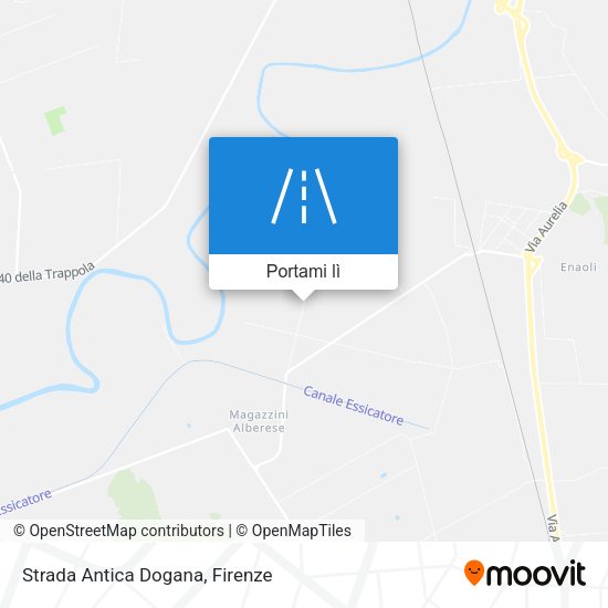 Mappa Strada Antica Dogana