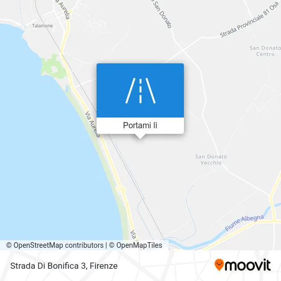 Mappa Strada Di Bonifica 3