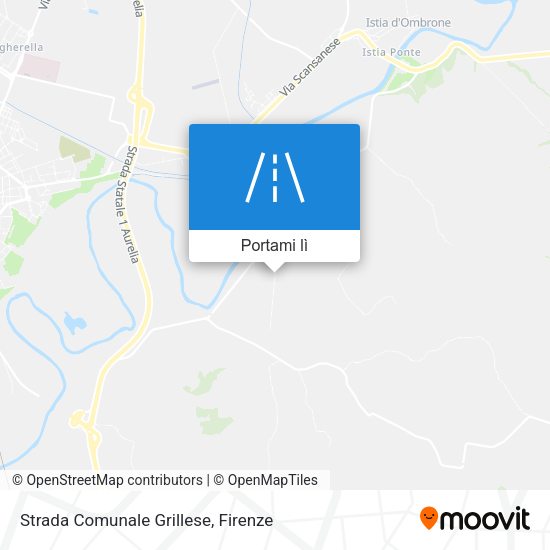 Mappa Strada Comunale Grillese