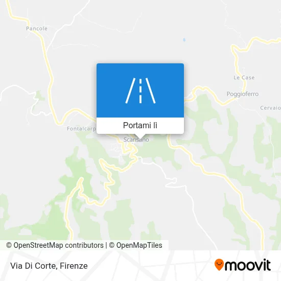 Mappa Via Di Corte