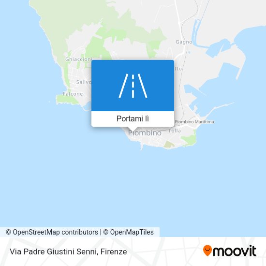 Mappa Via Padre Giustini Senni