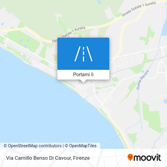 Mappa Via Camillo Benso Di Cavour