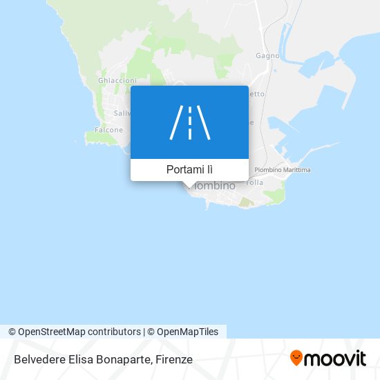 Mappa Belvedere Elisa Bonaparte