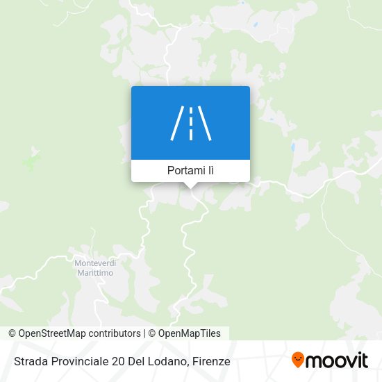 Mappa Strada Provinciale 20 Del Lodano