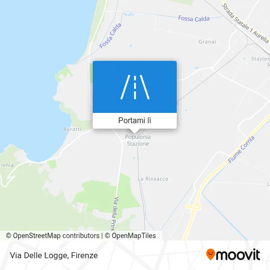 Mappa Via Delle Logge