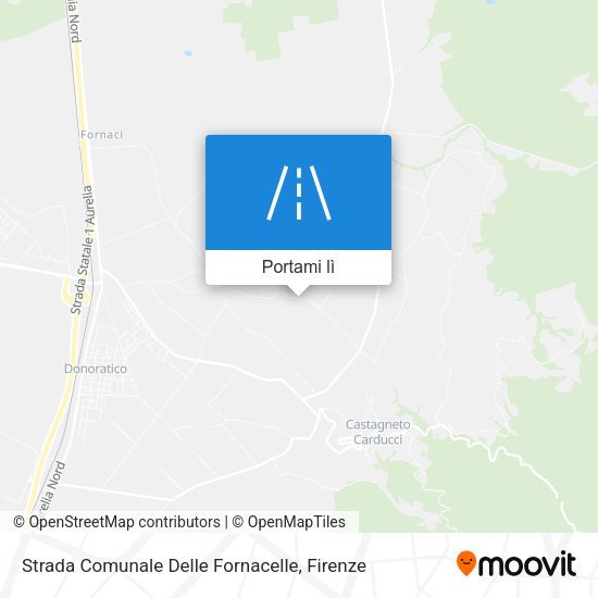 Mappa Strada Comunale Delle Fornacelle