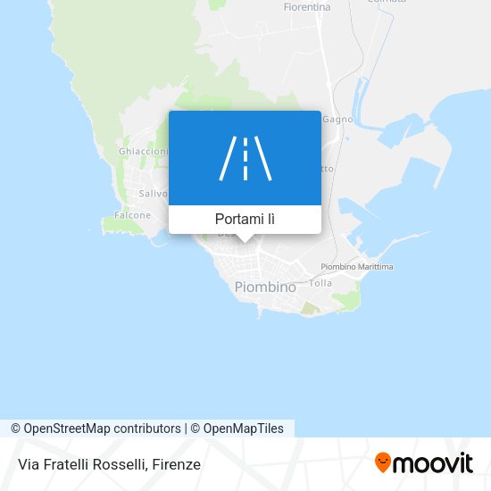 Mappa Via Fratelli Rosselli
