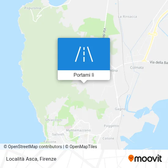 Mappa Località Asca
