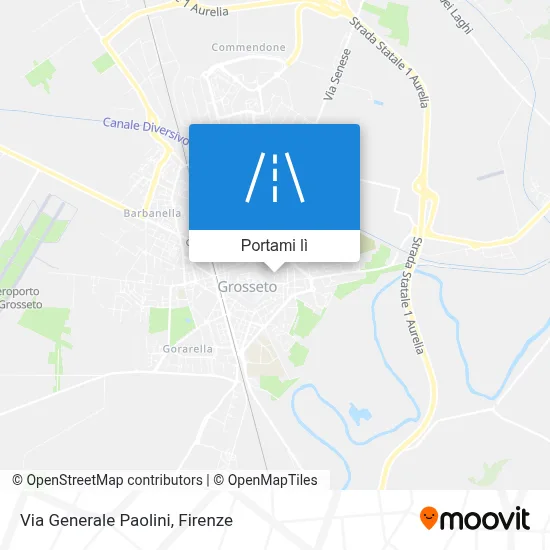 Mappa Via Generale Paolini