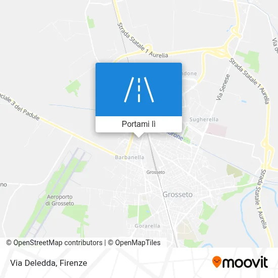Mappa Via Deledda