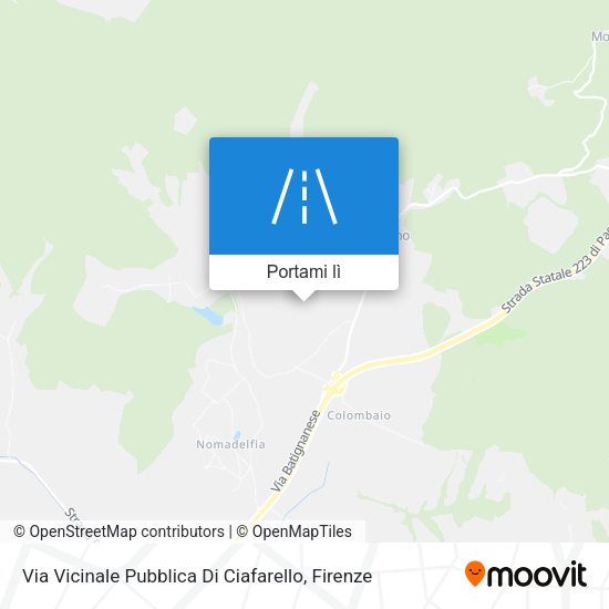 Mappa Via Vicinale Pubblica Di Ciafarello