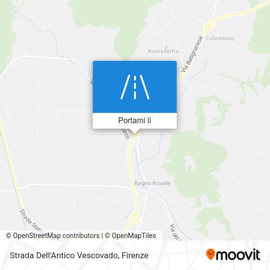 Mappa Strada Dell'Antico Vescovado