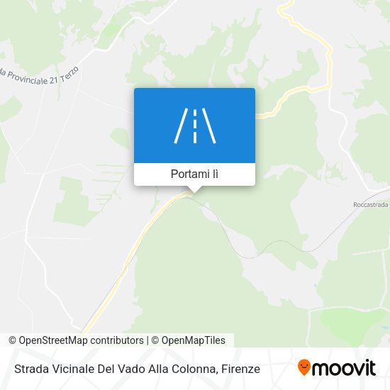 Mappa Strada Vicinale Del Vado Alla Colonna