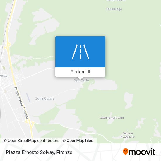 Mappa Piazza Ernesto Solvay