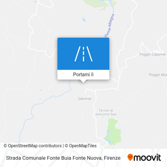 Mappa Strada Comunale Fonte Buia Fonte Nuova