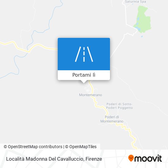 Mappa Località Madonna Del Cavalluccio